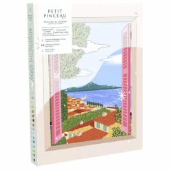 La Petite Épicerie Loisirs Créatifs|Kit de peinture au numéro - Fenêtre ouverte sur Naples