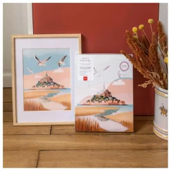 La Petite Épicerie Kit de peinture au numéro - Mont Saint-Michel par La Petite Epicerie