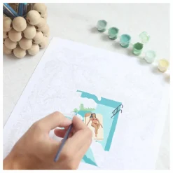 Online La Petite Épicerie Kit de peinture au numéro - Daydreaming Multicolore