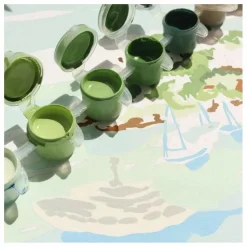 Sale La Petite Épicerie Kit de peinture au numéro - Balade dans les Calanques par Sabina Fenn Multicolore