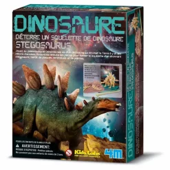 New 4M Kit déterre ton dinosaure Stégosaure Multicolore