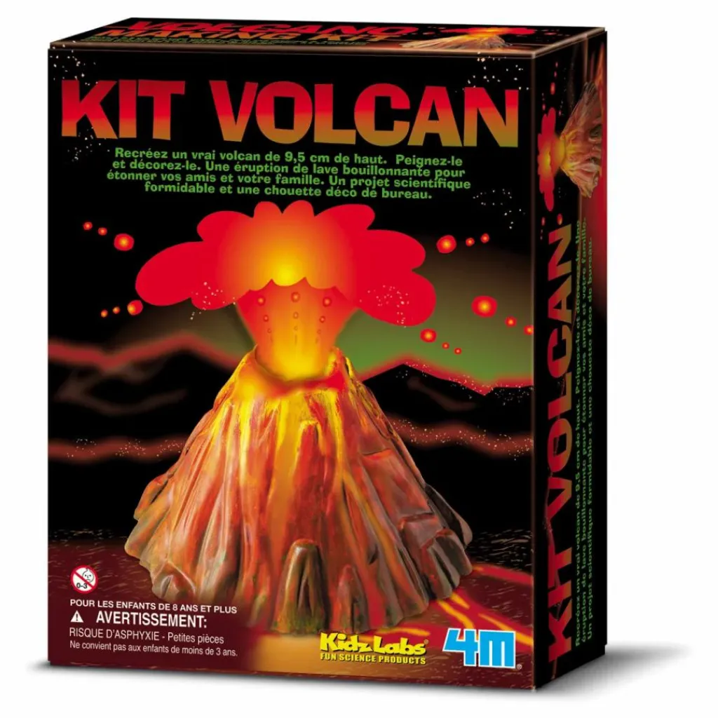 4M Loisirs Créatifs|Kit Volcan à mouler