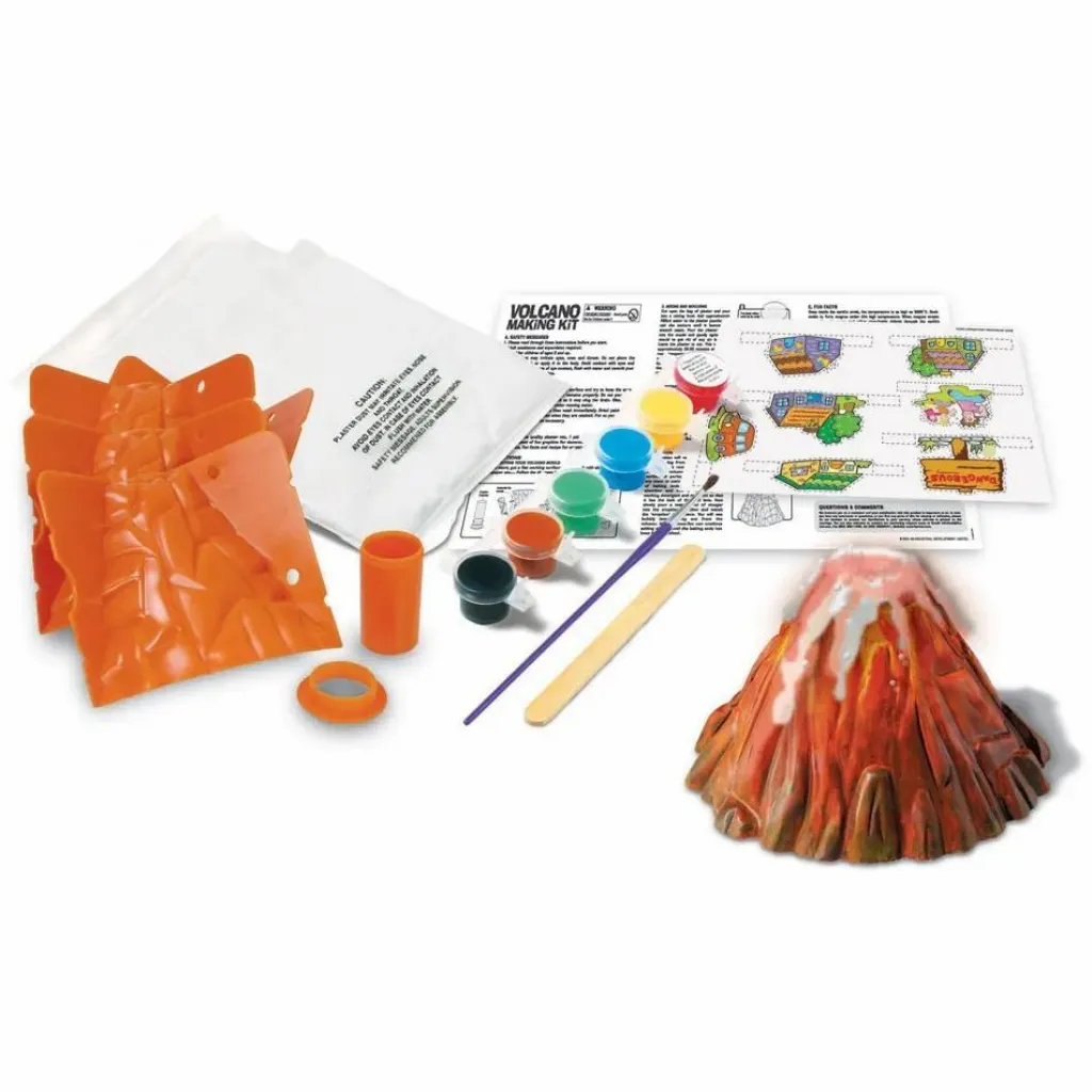4M Loisirs Créatifs|Kit Volcan à mouler