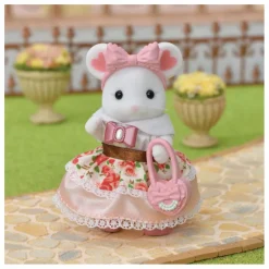 Sylvanian Families Maisons De Poupées|La valisette de mode et grande sœur souris marshmallow