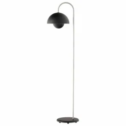 New & Tradition Lampadaire Flowerpot VP12, Verner Panton | Noir mat