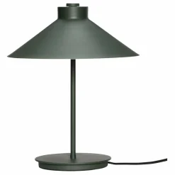 New Hübsch Lampe à poser en métal | Vert foncé