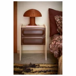 Clearance HKliving Lampe à poser en osier Naturel