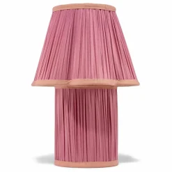 Doing Goods Lampe à poser en soie Myra | Rose fuschia Sale