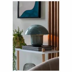 Online Present Time Lampe à poser Fat Mushroom | Bleu Clair