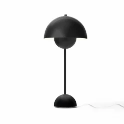 & Tradition Lampe à poser Flowerpot VP3, Verner Panton, 1969 | Noir Clearance