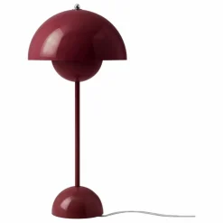Discount & Tradition Lampe à poser Flowerpot VP3, Verner Panton, 1969 | Prune