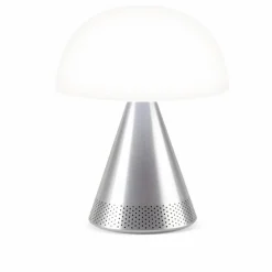 Lexon Lampe à poser Mina audio | Aluminium Online