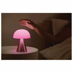 Lexon Lampe à poser Mina audio | Aluminium Online