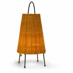 Ferm Living Luminaires|Lampe à poser Porti en rotin