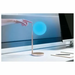 New Lexon Lampe de bureau LED et support de chargement Bubble | Gold
