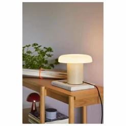 Hübsch Lampe de table en verre Atelier | Sable