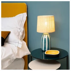 Discount Maison Sarah Lavoine Lampe de table Palmaria | Bleu Sarah