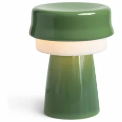 Discount &Klevering Lampe en porcelaine Hat | Vert