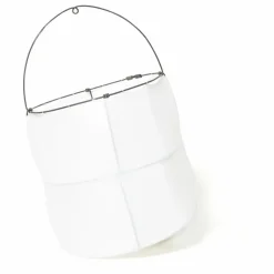 Hot Maison de Vacances Lampe Koushi en métal et coton | Blanc