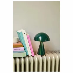 Hübsch Lampe nomade Mush | Vert foncé