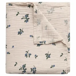 garbo&friends Lange Blueberry en mousseline de coton | Ivoire