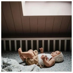 Mushie Gigoteuses, Tours De Lit|Gigoteuses, Emmaillotage|Lange d'emmaillotage Blue Flowers |