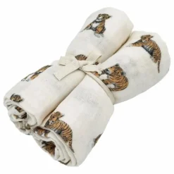 Milinane Langes en mousseline de coton - Set de 2 |