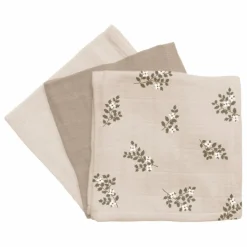 Online Main Sauvage Langes Holly Flowers - Set de 3 | Sable