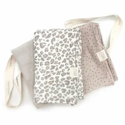 Babyshower Langes Léopard - Set de 3 | Ecru Sale