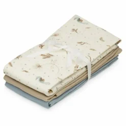 Discount Cam Cam Langes Sea Garden - Set de 3 | Bleu