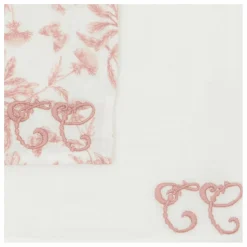 Online Tartine et Chocolat Langes Toile de Jouy - Set de 2 | Rose pêche