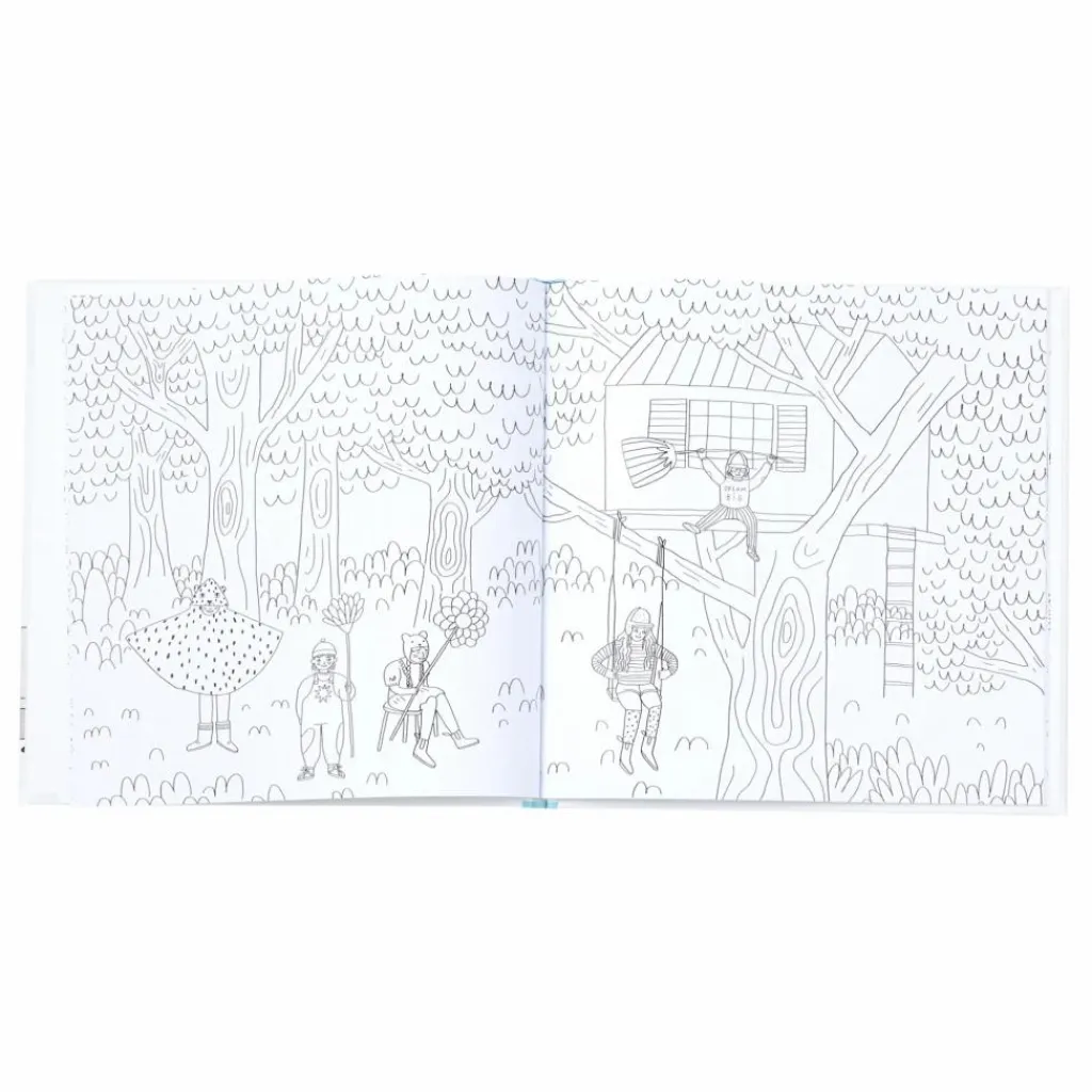 Maison Eliza Le coloriage des familles - x Smallable Multicolore New