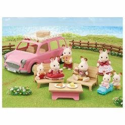 Sylvanian Families Le monospace rose et set de pique-nique