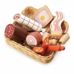 Tender Leaf Toys Le panier du marché Charcuterie