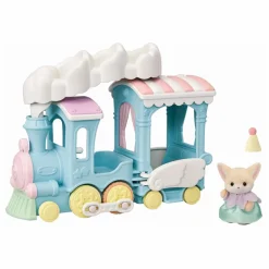 Sylvanian Families Le petit train à vapeur et bébé Fennec