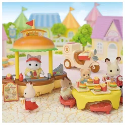 Sylvanian Families Le stand de hamburgers