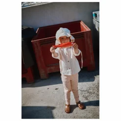 Poudre Organic Legging Basilic Pois Coton Bio | Rose Discount