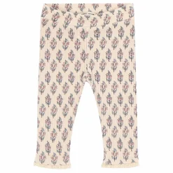 Outlet the new society Legging Betsy Lace Coton Responsable | Rose pâle