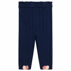 Louise Misha Legging Côtelé Moldavia | Bleu marine Sale