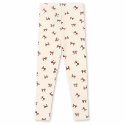 Enfant Konges Sløjd Pantalons Jeggings|Leggings, Pantalons|Legging Minnie Nœuds Pointelle Coton Bio |