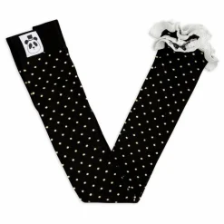 Sale Mini Rodini Legging Pois Coton Bio | Noir