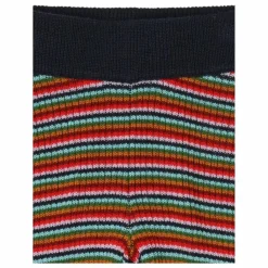 Outlet FUB Legging Rayé Laine de Mérinos Bébé | Bleu marine