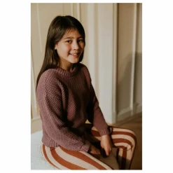 Enfant Yuki Pantalons, Joggers|Pantalons Jeggings|Legging Rayures Coton Bio |