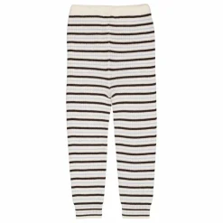 Copenhagen Colors Legging Rayures Laine Mérinos | Marron Clearance