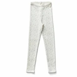 Online Soor Ploom Legging Stretch Fleuri Coton Bio | Bleu pâle