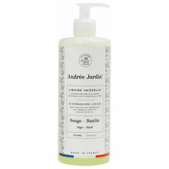 Andrée Jardin Liquide vaisselle Sauge Basilic - 500 ml Non teinté Sale