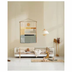 Best Oliver Furniture Lit au sol Wood Original | Chêne