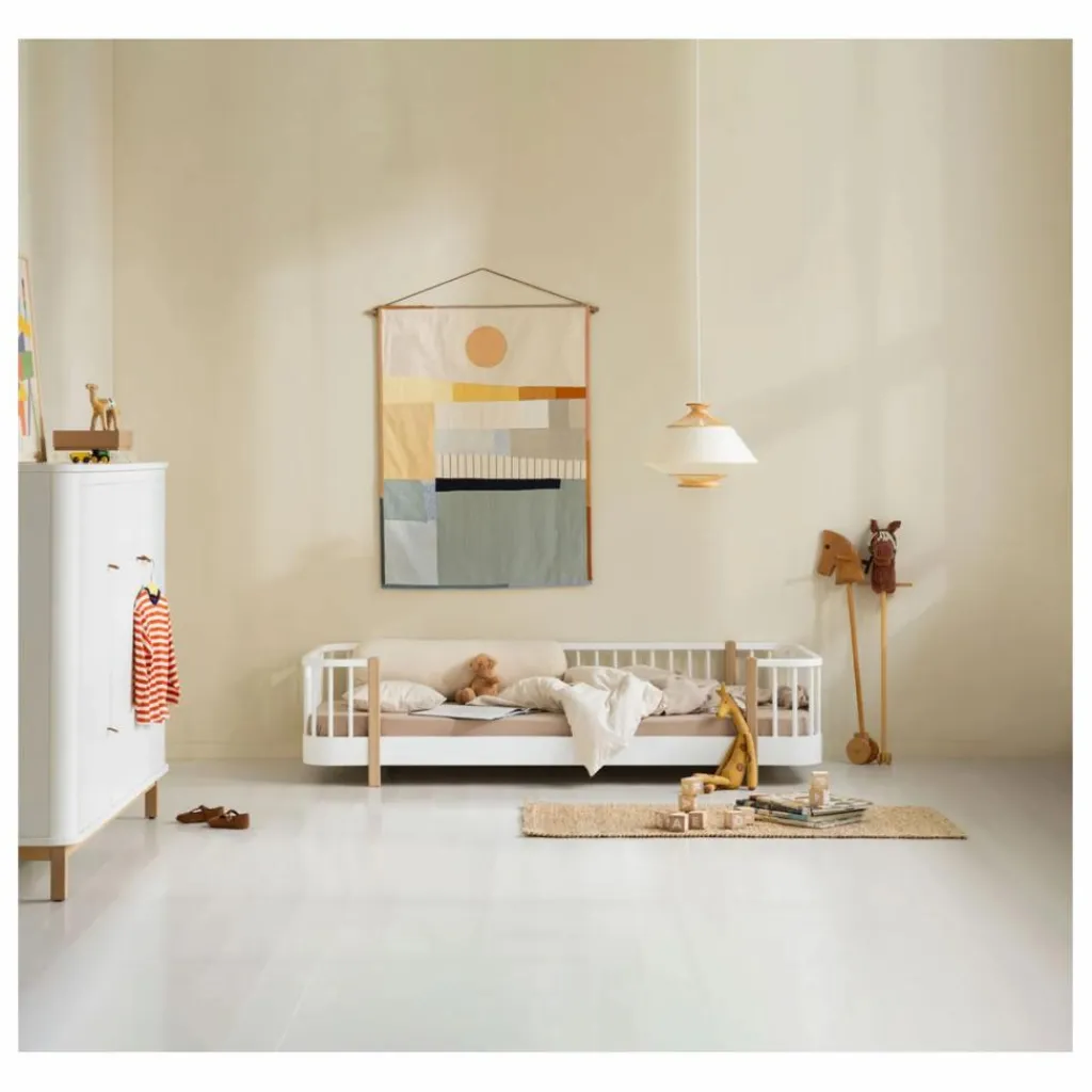 Best Oliver Furniture Lit au sol Wood Original | Chêne