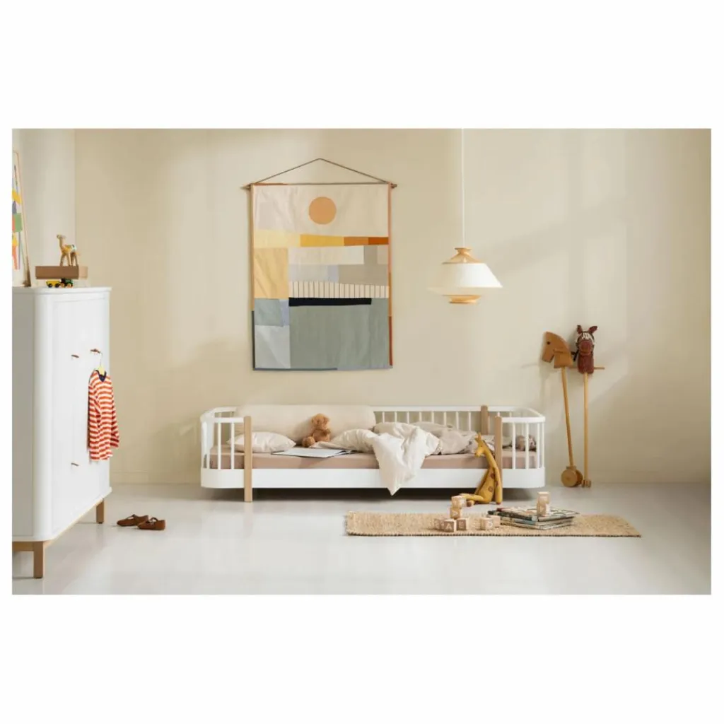 Best Oliver Furniture Lit au sol Wood Original | Chêne