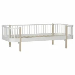 Enfant Oliver Furniture Lits, Matelas Enfant|Lit banquette Wood 90x200 cm en chêne